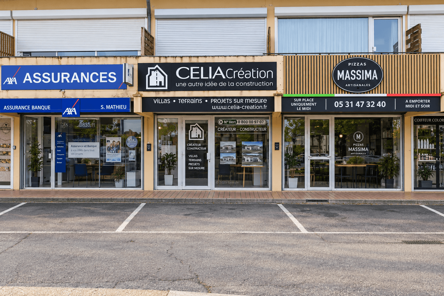 Façade de l’agence CELIA Création à Saint-Orens-de-Gameville
