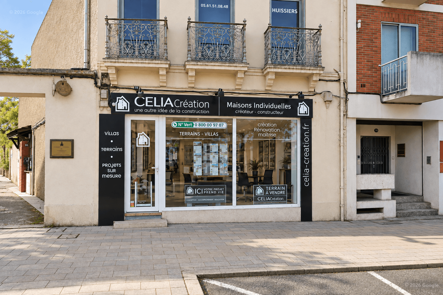 Façade de l’agence CELIA Création à Seysses
