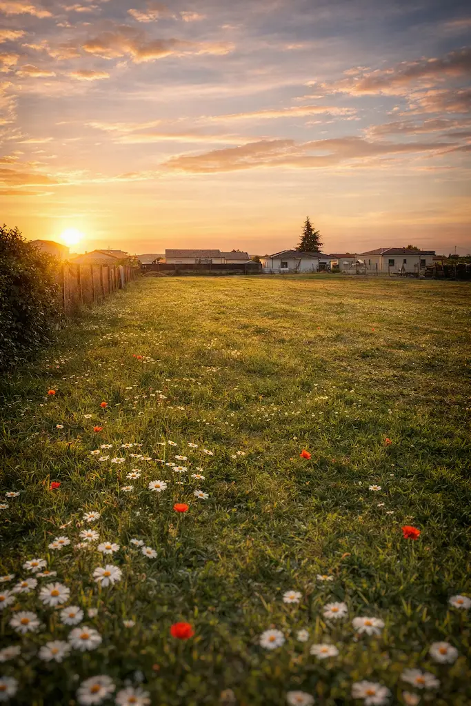 Terrain à bâtir à Buzet-sur-Tarn – Lancez votre projet de maison sur-mesure avec CELIA Création Terrain à bâtir au cœur de Buzet-sur-Tarn, idéal pour un projet de maison sur-mesure avec CELIA Création, constructeur de maisons individuelles dans le Tarn.