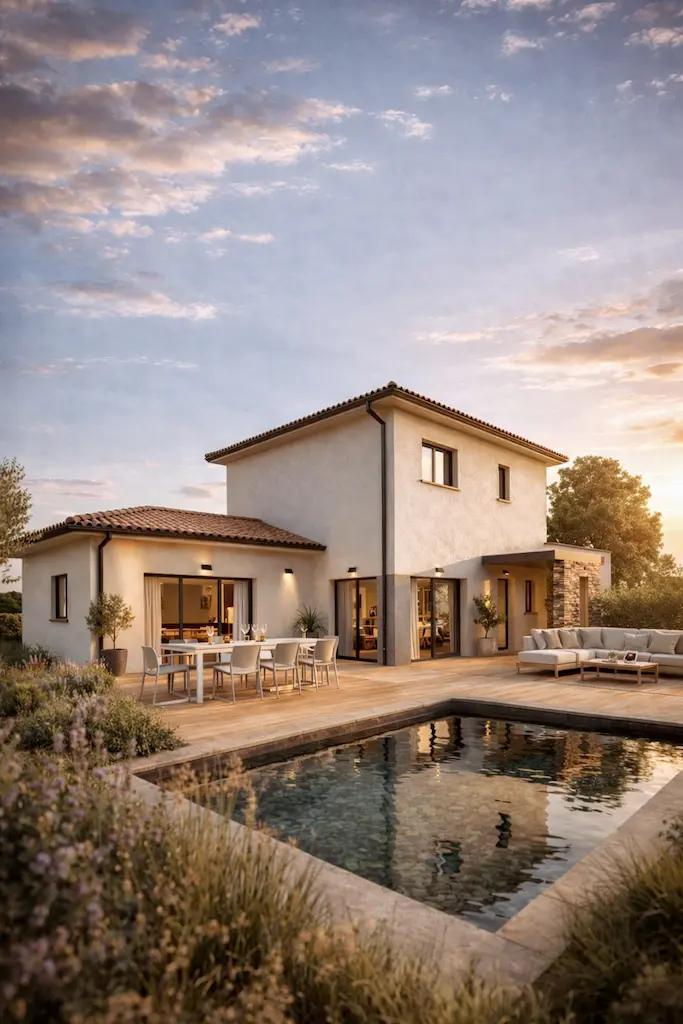 Maison contemporaine 110 m² 4 chambres – Louisa – CELIA Création