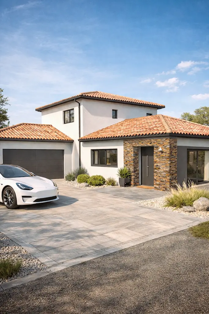 Maison contemporaine 130 m² 4 chambres – MARIE – CELIA Création